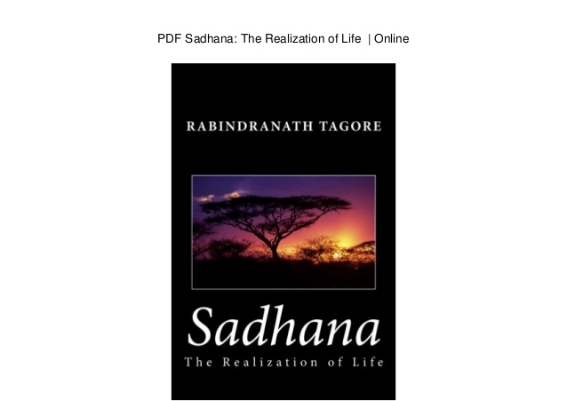 Sadhana By Rabindranath Tagore Pdf